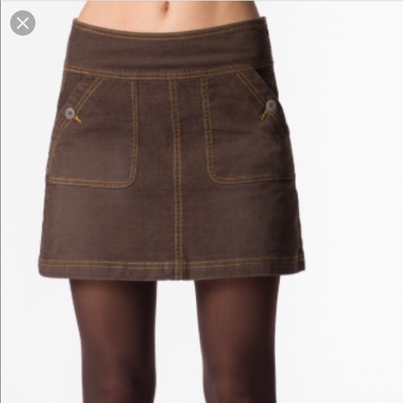 Prana Dresses & Skirts - Prana• Canyon Corp Brown Corduroy Skirt